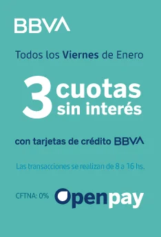 Openpay - Viernes de enero - 3 cuotas sin interés