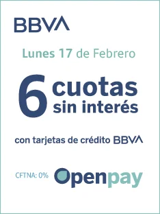 Openpay - 6 cuotas sin interés -17 de febrero